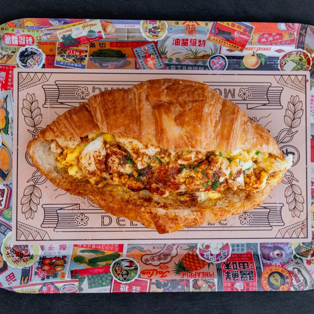 Eggcited Croissant.